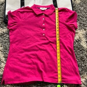 Vineyard vines women’s polo, fuchsia size large